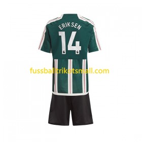 Fußballtrikots Manchester United Eriksen 14 Kinder 2023-2024 Kurzarm Auswärts-trikot kaufen